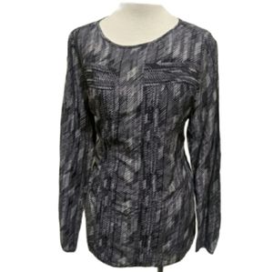 GAP sheer, long sleeve top